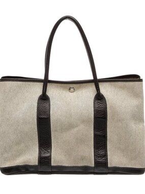 Hermès Toile & Buffalo Garden Party 36 Tote